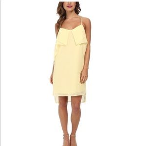 BCBG YELLOW SHIFT DRESS
